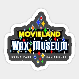 Movieland Wax Museum Sticker